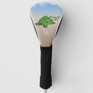 Funda Para Palo De Golf Hermosa familia de tortugas