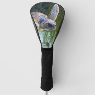 Funda Para Palo De Golf Hermosa Tortuga Marítima Nadando