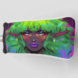 Funda Para Palo De Golf Hermosa y gloriosa Reina Elfa