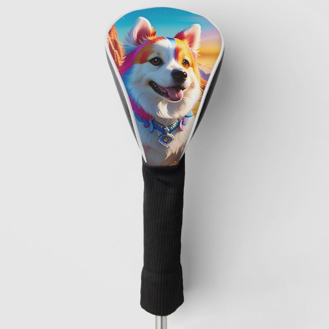 Funda Para Palo De Golf Hermoso animal cuatro (Anverso)