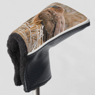 Funda Para Palo De Golf Hermoso Halcón Harrier en las marismas
