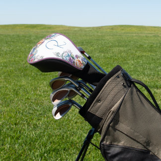 Funda Para Palo De Golf Hermoso Monogramado Floral