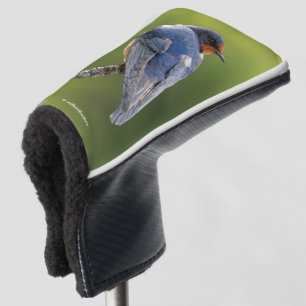 Funda Para Palo De Golf Hermoso pájaro de barbacoa en una rama