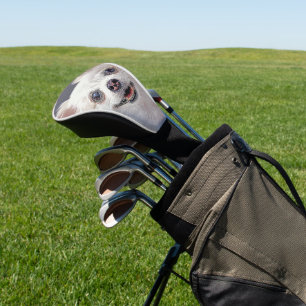 Funda Para Palo De Golf Hermoso Perro blanco de Chihuahua