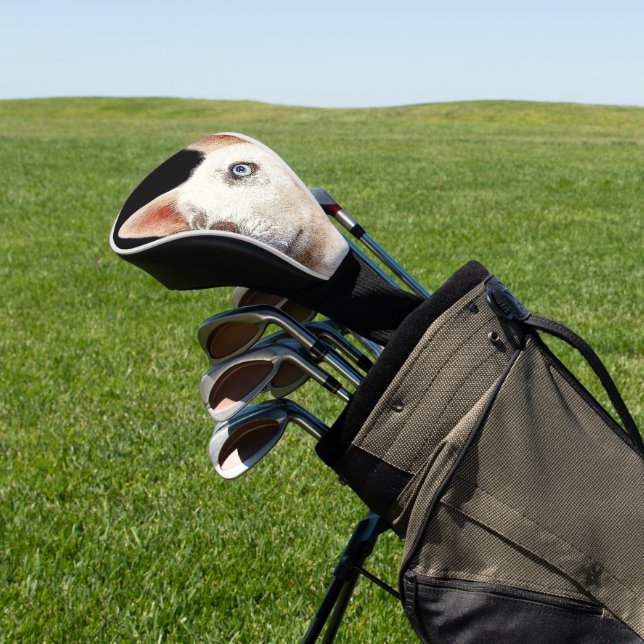 Funda Para Palo De Golf Hermoso Perro Husky Siberiano Blanco (In Situ)