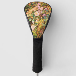 Funda Para Palo De Golf Hermoso pinturas florales de petunias vintage