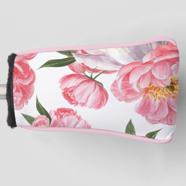 Funda Para Palo De Golf Hermosos Rosas (Anverso)