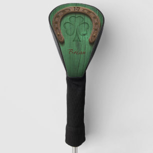 Funda Para Palo De Golf Herradura de Caballo Afortunada Rústica Irlandesa 