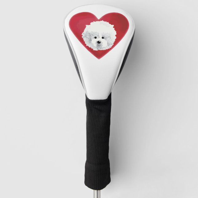 Funda Para Palo De Golf HH del perro Bichon Frise  (Anverso)