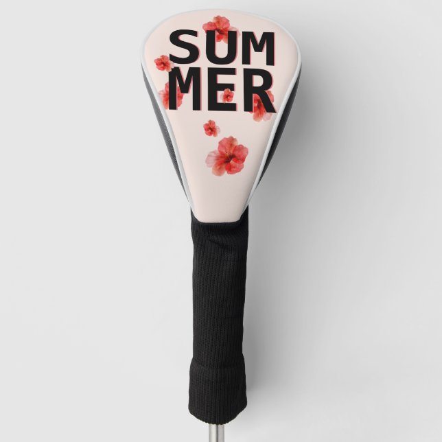 Funda Para Palo De Golf Hibisco de Verano Tropical (Anverso)