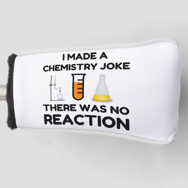 Funda Para Palo De Golf Hice Un Chiste De Química (Anverso)