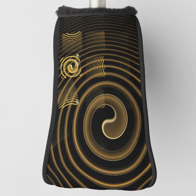 Funda Para Palo De Golf Hipnosis Arte abstracto (Girar 90)