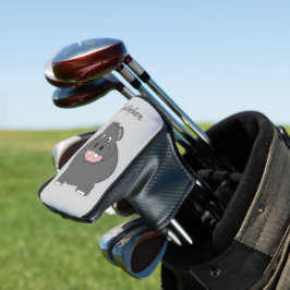 Funda Para Palo De Golf Hippopotamus Design