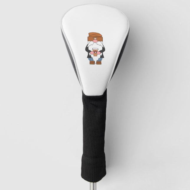 Funda Para Palo De Golf Hipster Holiday Gnome (Anverso)