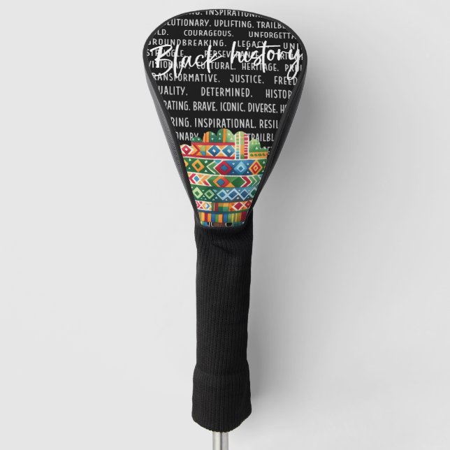 Funda Para Palo De Golf Historia de los meses negros para Golfer (Anverso)