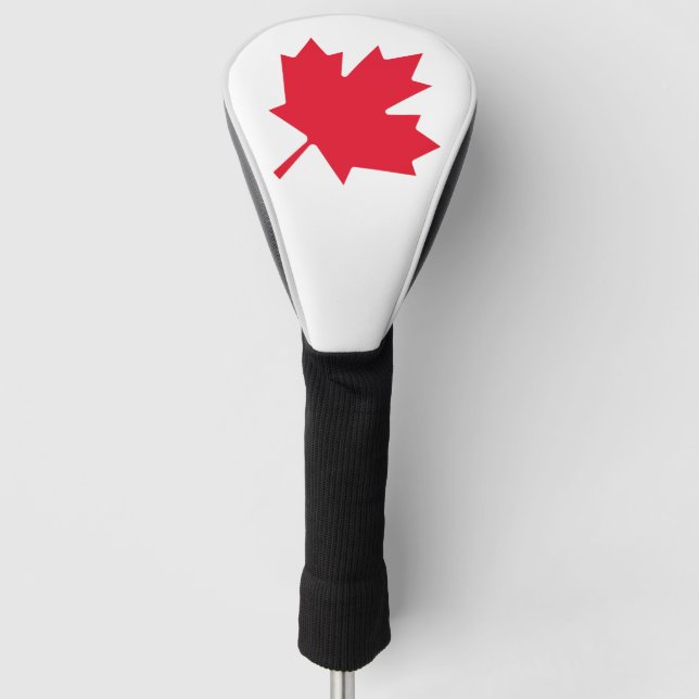 Funda Para Palo De Golf Hoja de arce canadiense (Anverso)