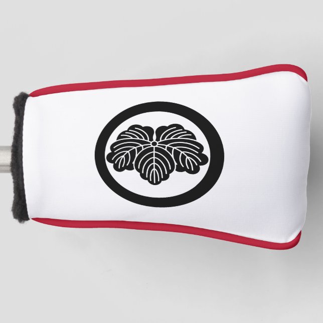 Funda Para Palo De Golf Hoja de hiedra en círculo (Anverso)
