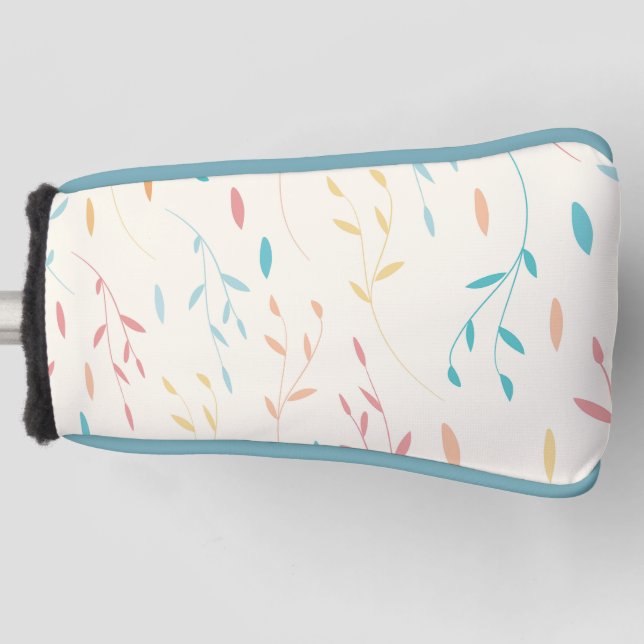 Funda Para Palo De Golf hojas de árbol (Anverso)