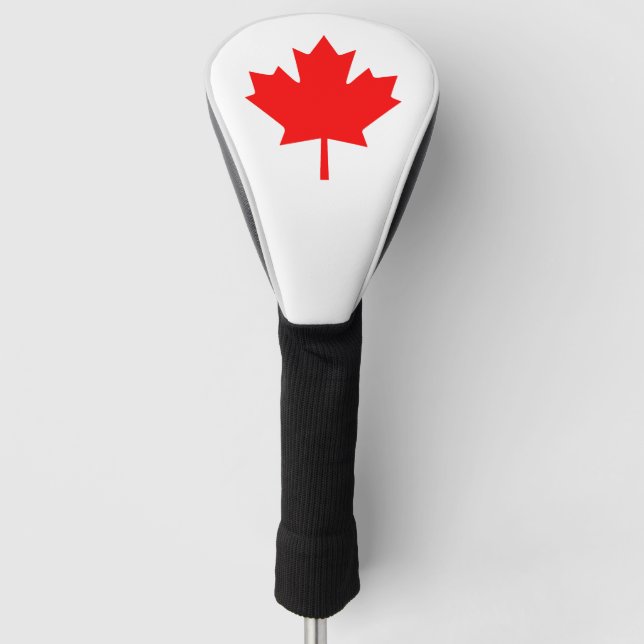 Funda Para Palo De Golf Hojas de arce de Canadá (Anverso)