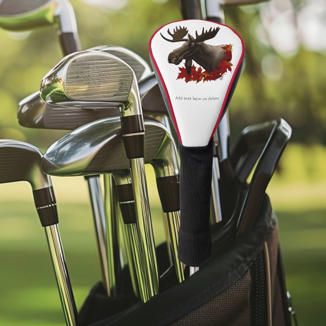 Funda Para Palo De Golf Hojas de arce rojas de Moose (Subido por el creador)