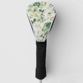 Funda Para Palo De Golf Hojas florales de acuarela verde botánica Naturale