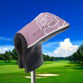 Funda Para Palo De Golf Hola Hermosa - Moderna cubierta de cabeza de golf