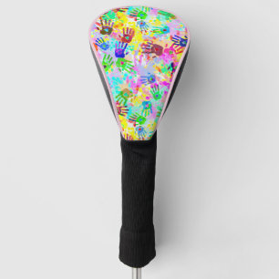 Funda Para Palo De Golf holiES - manos salpicaduras patrón de grifo de col