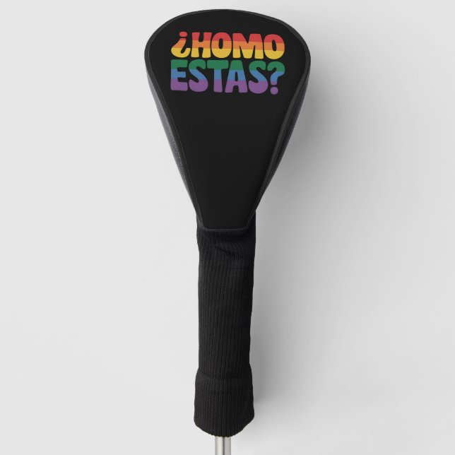Funda Para Palo De Golf Homo estás graciosa gay español mexicano aliado LG (Anverso)