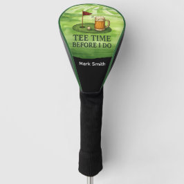 Funda Para Palo De Golf Hora de Tee de Golf Antes de la Despedida de Solte