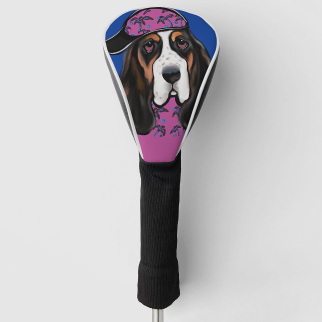 Funda Para Palo De Golf Hound Basset (Anverso)