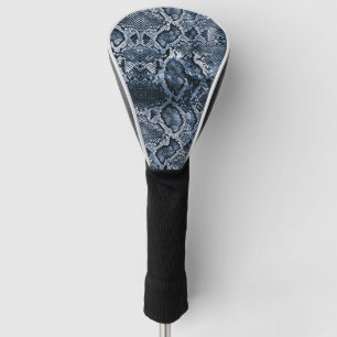 Funda Para Palo De Golf Huella de serpiente azul