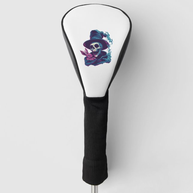 Funda Para Palo De Golf Huesos Abra-Cadabra - Funny Magic Skull (Anverso)