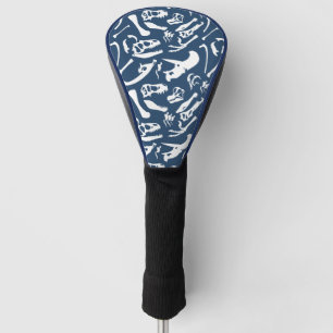 Funda Para Palo De Golf Huesos de dinosaurio (azules)