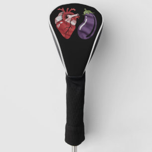 Funda Para Palo De Golf Huevo de berenjena divertido humor orgullo gay LGB