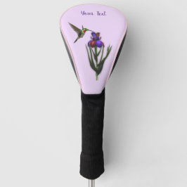 Funda Para Palo De Golf Hummingbird Y Iris Flower Personalizadas  