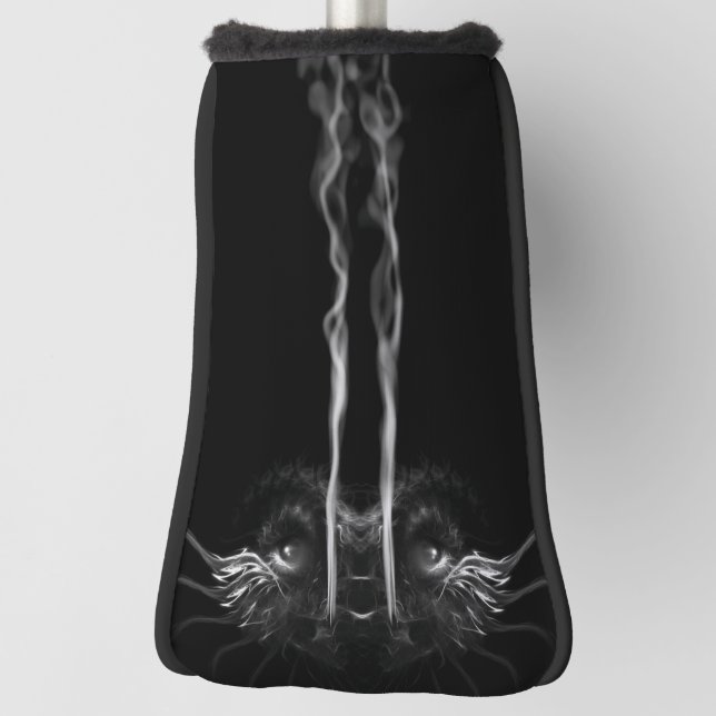 Funda Para Palo De Golf Humo de dragón negro (Girar 90)