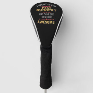 Funda Para Palo De Golf Humor de recuperación de cirugía de pies