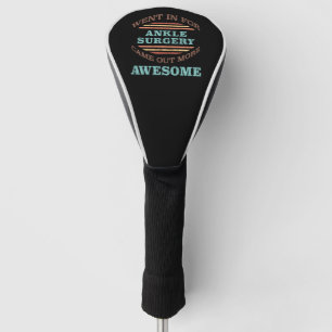 Funda Para Palo De Golf Humor de recuperación de cirugías de ánkle