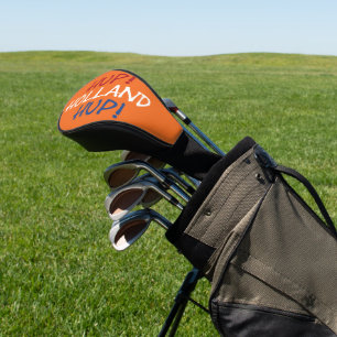 Funda Para Palo De Golf Hup Holland colgado sobre la bandera de la NLD en