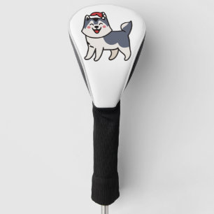 Funda Para Palo De Golf Husky Santa Dog Lover Malamute