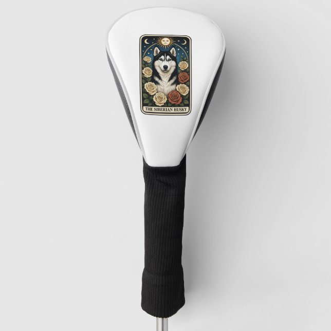 Funda Para Palo De Golf Husky siberiano (Anverso)