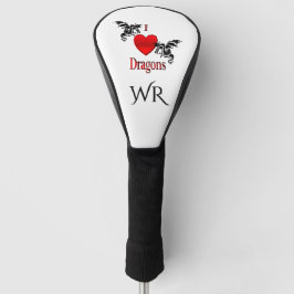 Funda Para Palo De Golf I Heart Dragons Personal