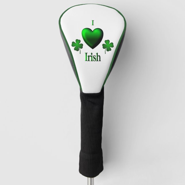 Funda Para Palo De Golf I Heart Irish (Anverso)