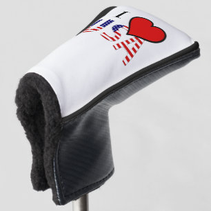 Funda Para Palo De Golf I Heart USA overlay pccn