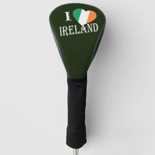 Funda Para Palo De Golf I Heartflag Ireland white dccn
