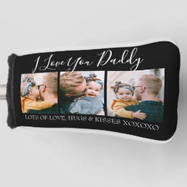 Funda Para Palo De Golf I Love You Papá Personalizado Moderno | 3 Fotos