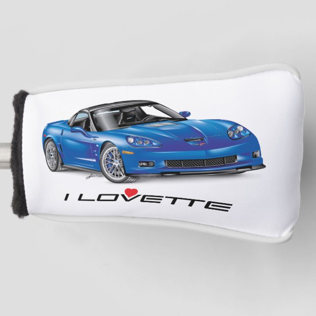 Funda Para Palo De Golf I LOVETTE® UNIQUE Auto Art Design (Anverso)