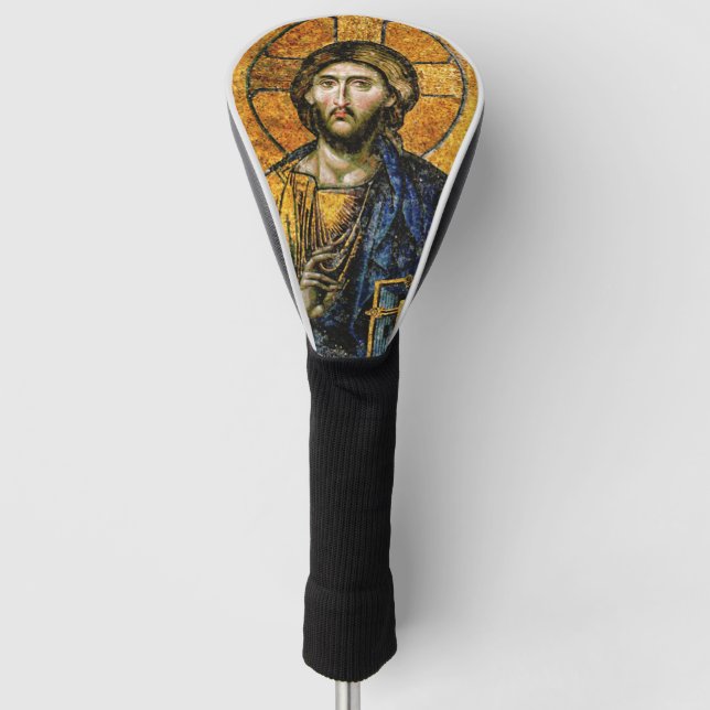 Funda Para Palo De Golf Icono bizantino de Jesucristo Cristiano Ortodoxo (Anverso)