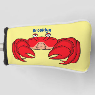 Funda Para Palo De Golf Ilustracion de cangrejo rojo