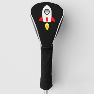Funda Para Palo De Golf Ilustracion de clipart plano de cohete